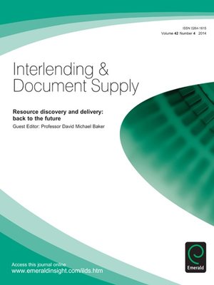 cover image of Interlending & Document Supply, Volume 42, Issue 4